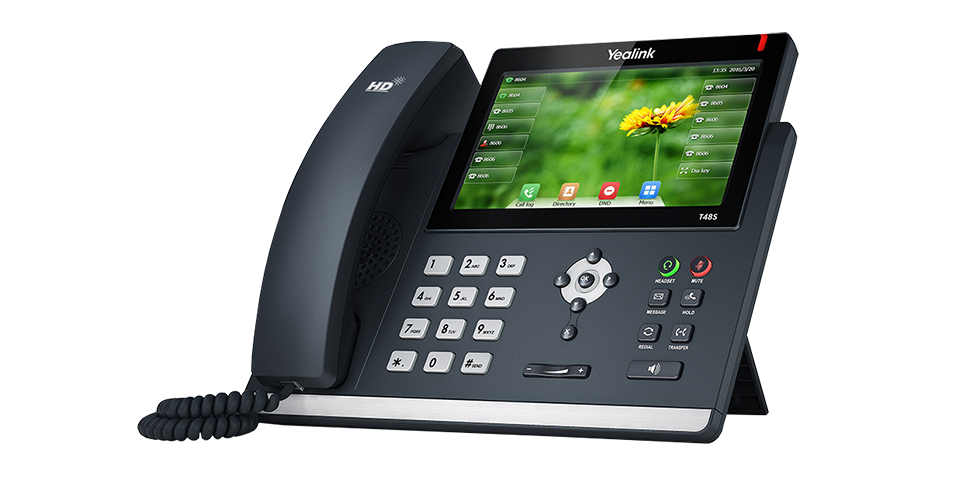 Yealink T48S, a VoIP phone with best-in-class features.