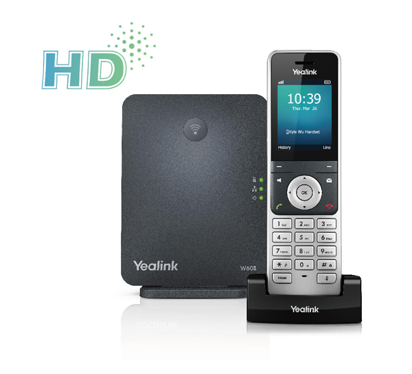 Yealink W60 DECT phone, a solution for VoIP on-the-go.