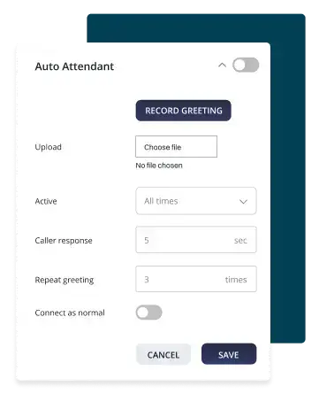 voip features autoattendant