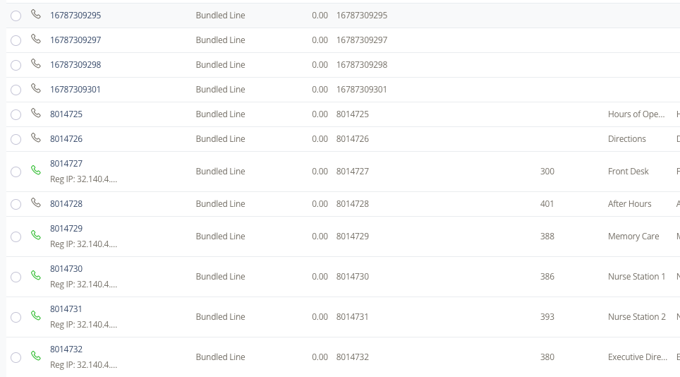 Feature line